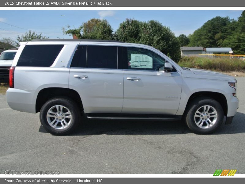 Silver Ice Metallic / Jet Black 2015 Chevrolet Tahoe LS 4WD
