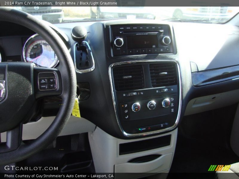 Bright White / Black/Light Graystone 2014 Ram C/V Tradesman