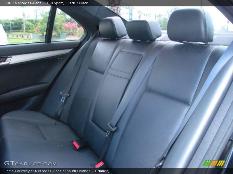 Black / Black 2008 Mercedes-Benz C 300 Sport