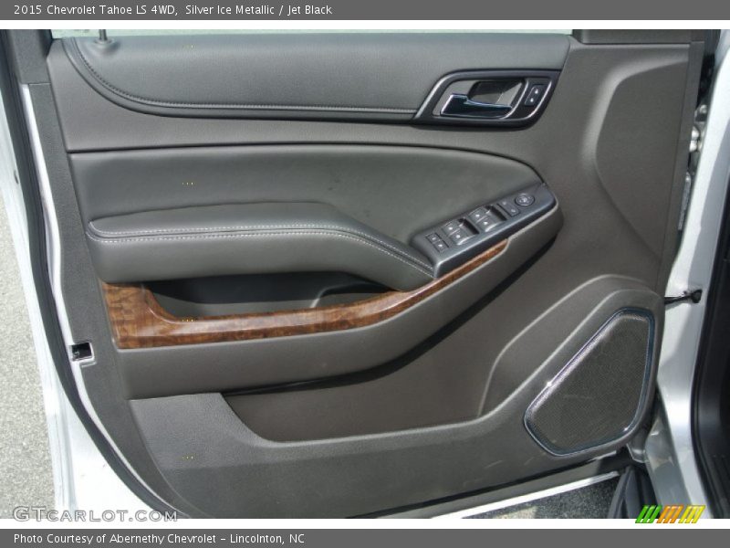 Silver Ice Metallic / Jet Black 2015 Chevrolet Tahoe LS 4WD