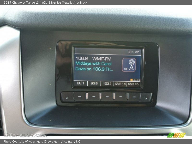 Silver Ice Metallic / Jet Black 2015 Chevrolet Tahoe LS 4WD