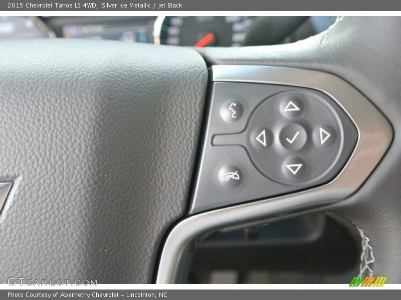 Silver Ice Metallic / Jet Black 2015 Chevrolet Tahoe LS 4WD