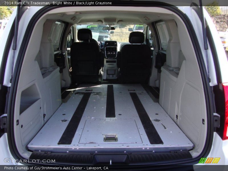 Bright White / Black/Light Graystone 2014 Ram C/V Tradesman