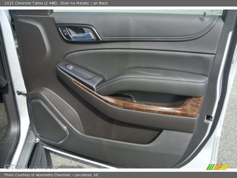 Silver Ice Metallic / Jet Black 2015 Chevrolet Tahoe LS 4WD