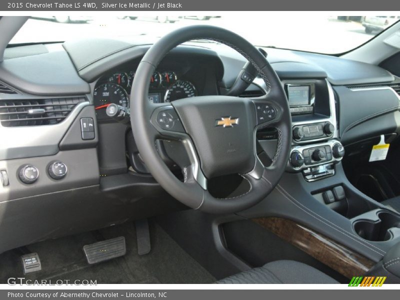 Silver Ice Metallic / Jet Black 2015 Chevrolet Tahoe LS 4WD