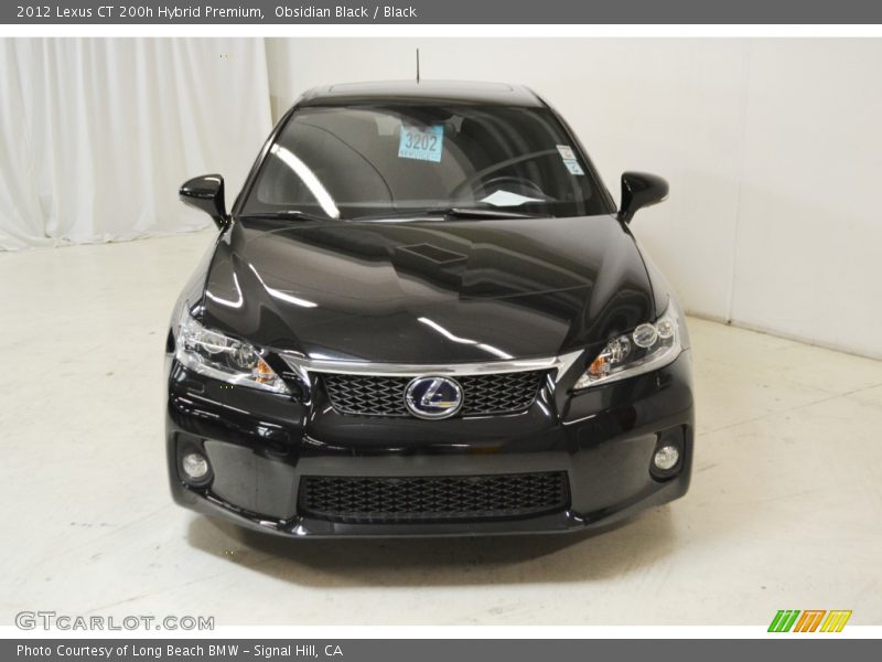 Obsidian Black / Black 2012 Lexus CT 200h Hybrid Premium
