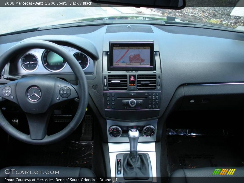 Black / Black 2008 Mercedes-Benz C 300 Sport