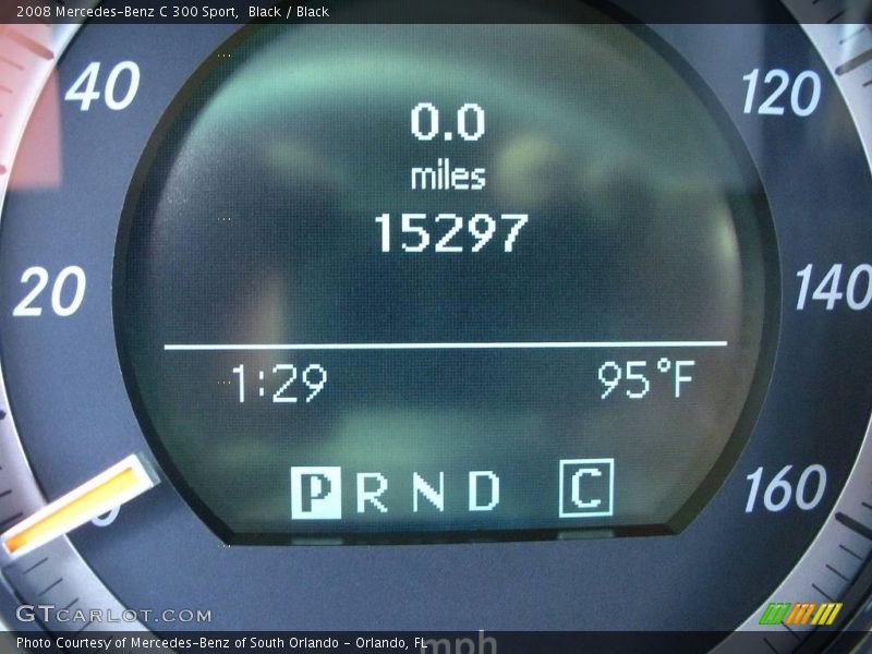 Black / Black 2008 Mercedes-Benz C 300 Sport