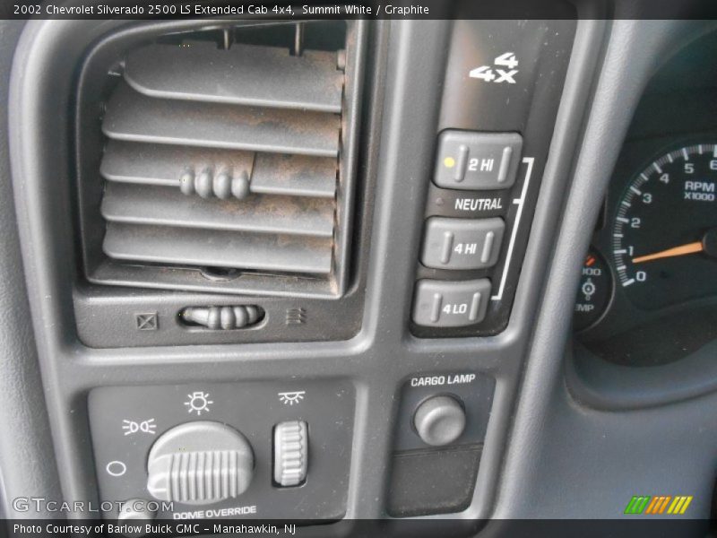 Summit White / Graphite 2002 Chevrolet Silverado 2500 LS Extended Cab 4x4