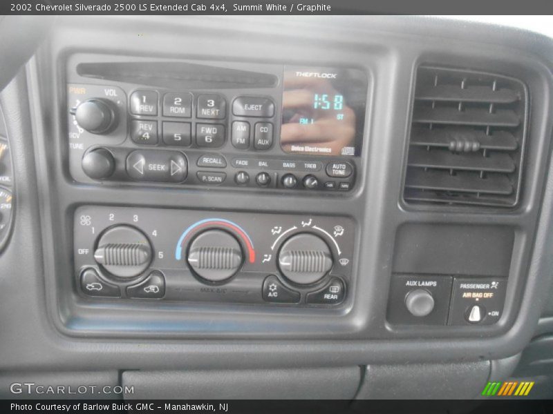 Summit White / Graphite 2002 Chevrolet Silverado 2500 LS Extended Cab 4x4