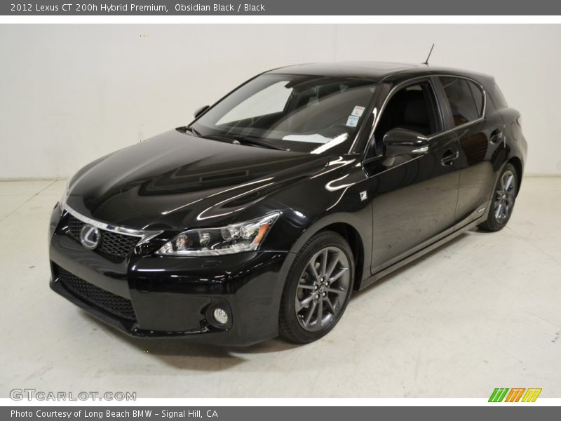 Obsidian Black / Black 2012 Lexus CT 200h Hybrid Premium