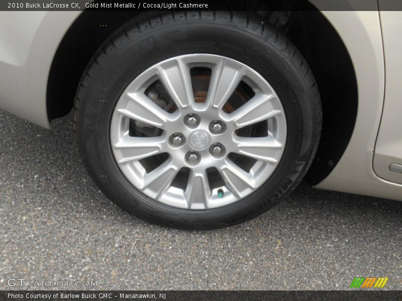 Gold Mist Metallic / Cocoa/Light Cashmere 2010 Buick LaCrosse CX