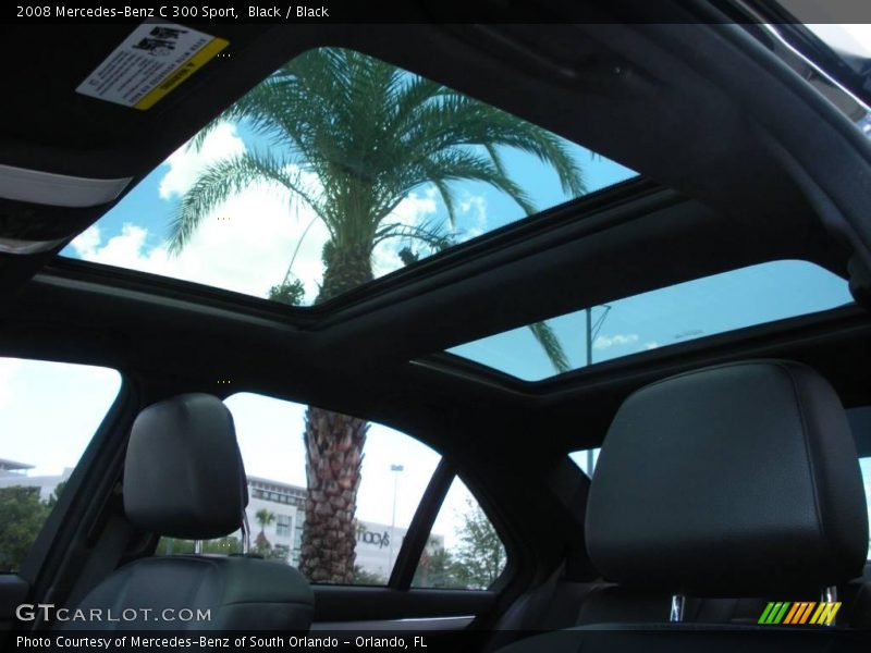 Black / Black 2008 Mercedes-Benz C 300 Sport