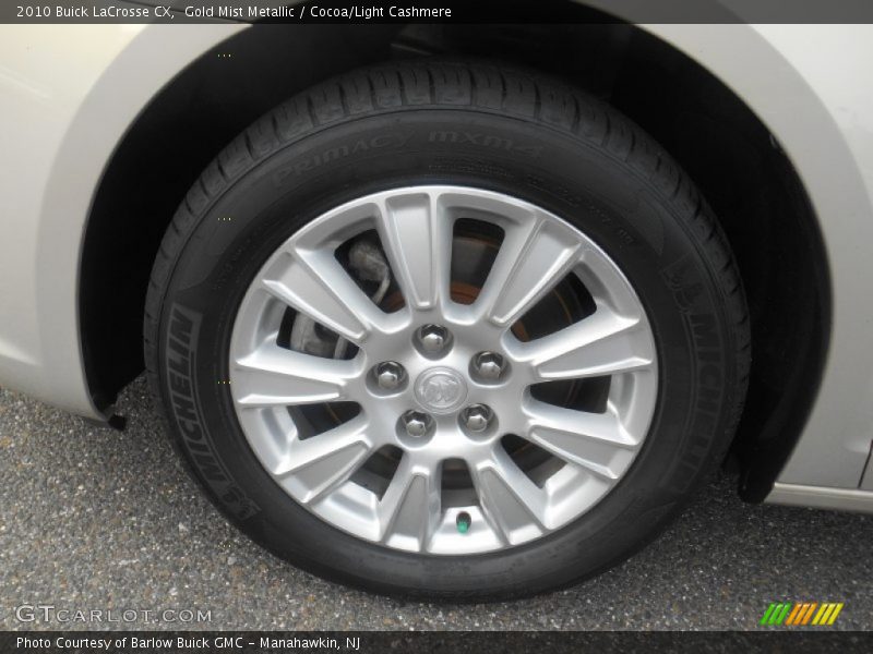 Gold Mist Metallic / Cocoa/Light Cashmere 2010 Buick LaCrosse CX