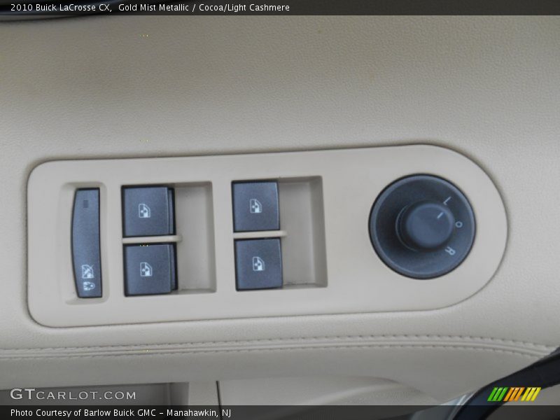 Gold Mist Metallic / Cocoa/Light Cashmere 2010 Buick LaCrosse CX