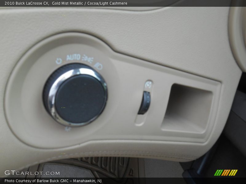 Gold Mist Metallic / Cocoa/Light Cashmere 2010 Buick LaCrosse CX