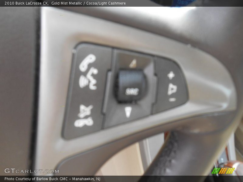 Gold Mist Metallic / Cocoa/Light Cashmere 2010 Buick LaCrosse CX