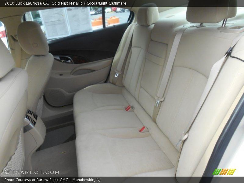 Gold Mist Metallic / Cocoa/Light Cashmere 2010 Buick LaCrosse CX