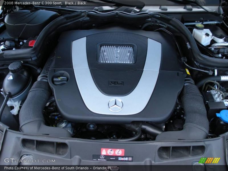 Black / Black 2008 Mercedes-Benz C 300 Sport