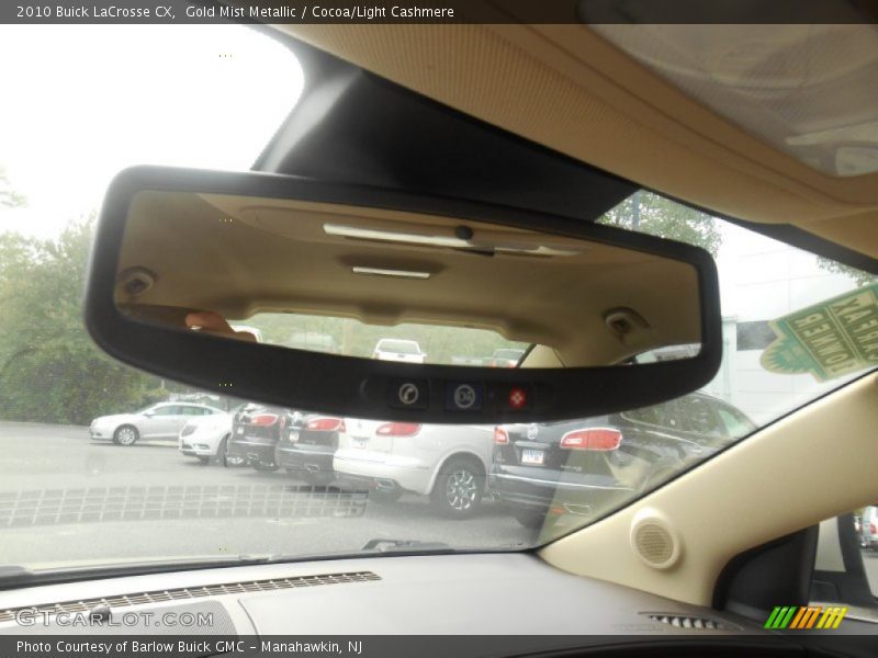 Gold Mist Metallic / Cocoa/Light Cashmere 2010 Buick LaCrosse CX