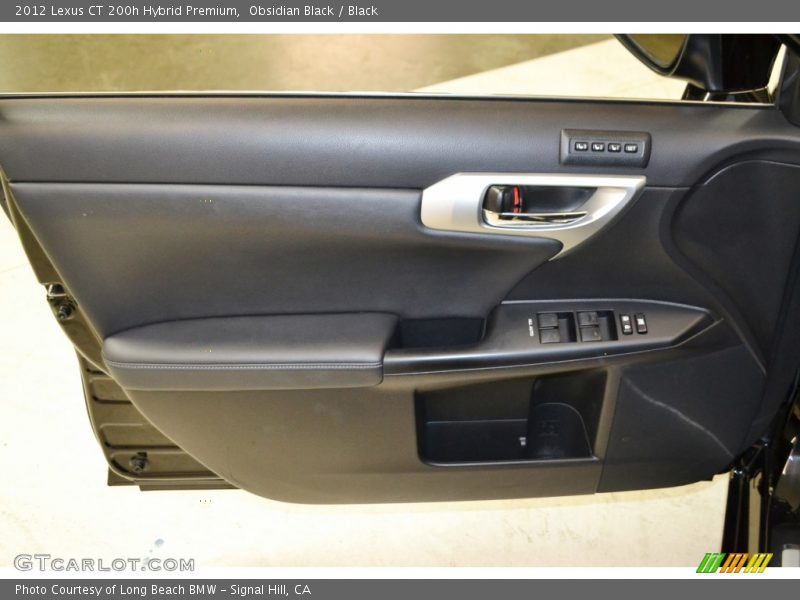 Obsidian Black / Black 2012 Lexus CT 200h Hybrid Premium