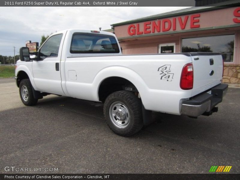 Oxford White / Steel Gray 2011 Ford F250 Super Duty XL Regular Cab 4x4