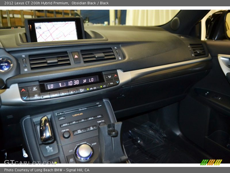 Obsidian Black / Black 2012 Lexus CT 200h Hybrid Premium