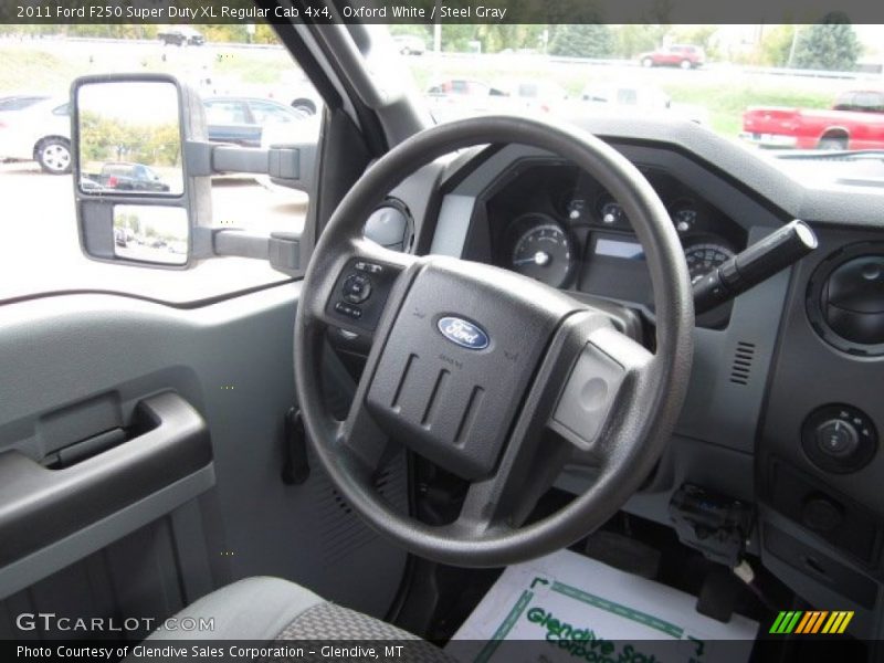 Oxford White / Steel Gray 2011 Ford F250 Super Duty XL Regular Cab 4x4