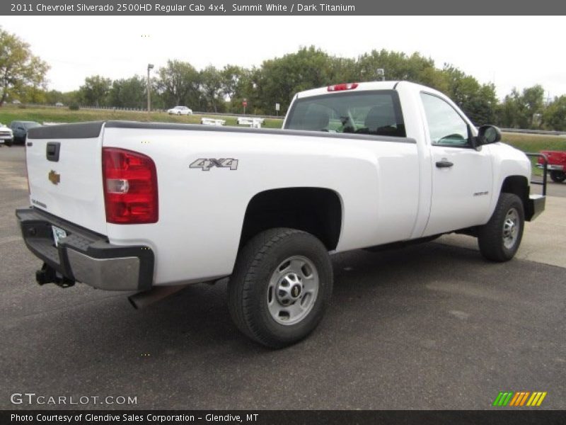 Summit White / Dark Titanium 2011 Chevrolet Silverado 2500HD Regular Cab 4x4