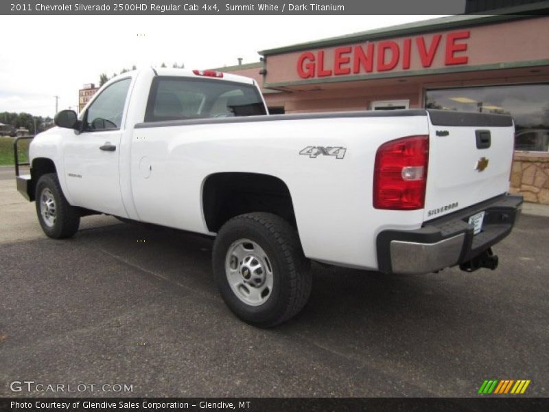 Summit White / Dark Titanium 2011 Chevrolet Silverado 2500HD Regular Cab 4x4