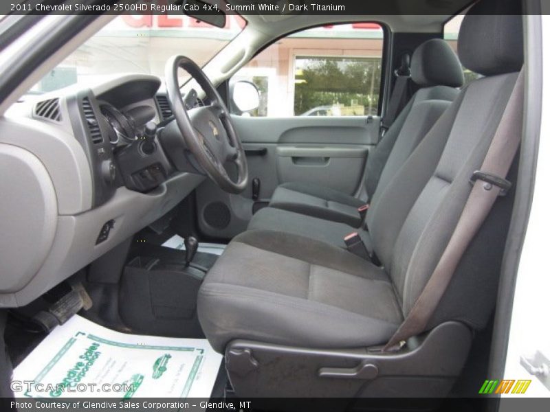 Summit White / Dark Titanium 2011 Chevrolet Silverado 2500HD Regular Cab 4x4