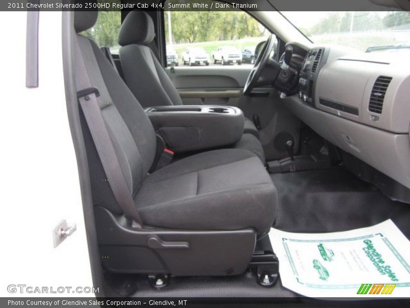 Summit White / Dark Titanium 2011 Chevrolet Silverado 2500HD Regular Cab 4x4