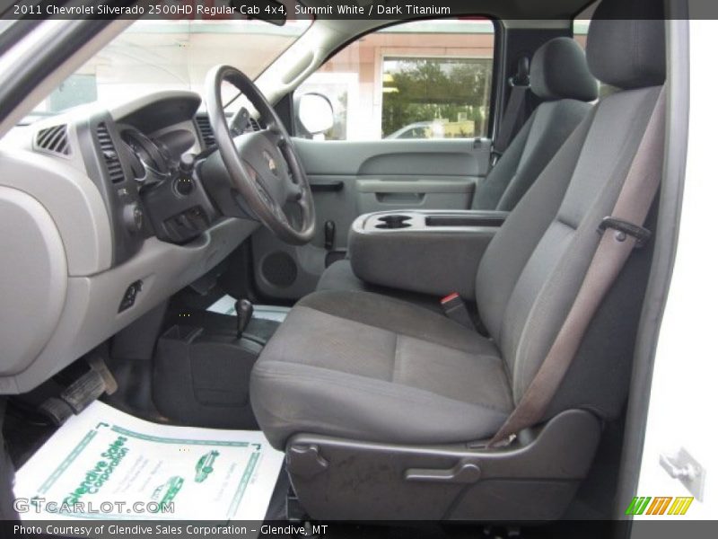Summit White / Dark Titanium 2011 Chevrolet Silverado 2500HD Regular Cab 4x4