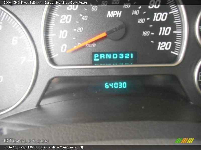 Carbon Metallic / Dark Pewter 2004 GMC Envoy SLE 4x4