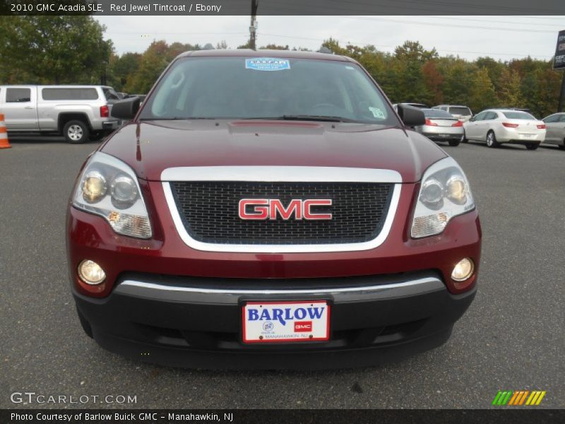 Red Jewel Tintcoat / Ebony 2010 GMC Acadia SLE