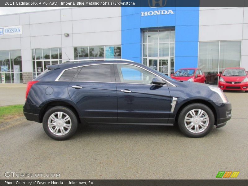 Imperial Blue Metallic / Shale/Brownstone 2011 Cadillac SRX 4 V6 AWD