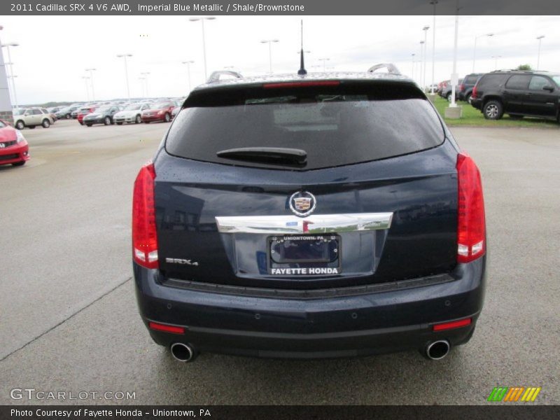 Imperial Blue Metallic / Shale/Brownstone 2011 Cadillac SRX 4 V6 AWD