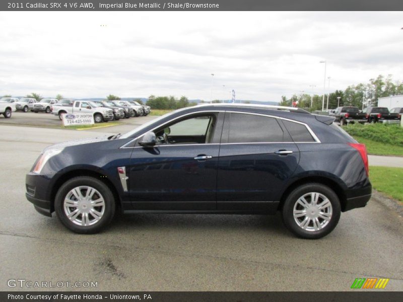 Imperial Blue Metallic / Shale/Brownstone 2011 Cadillac SRX 4 V6 AWD