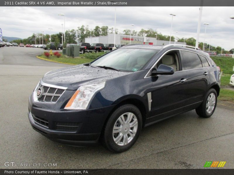 Imperial Blue Metallic / Shale/Brownstone 2011 Cadillac SRX 4 V6 AWD