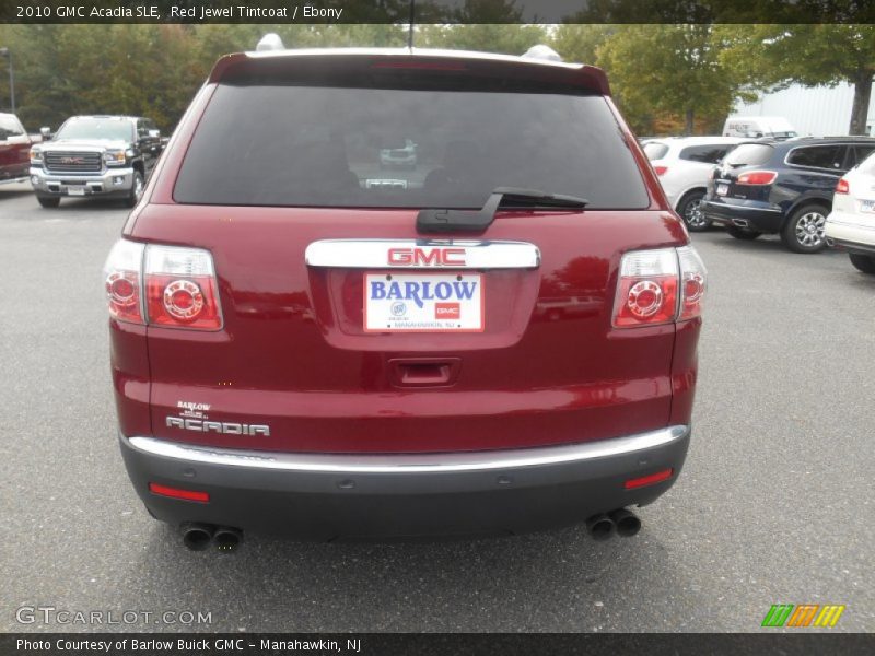 Red Jewel Tintcoat / Ebony 2010 GMC Acadia SLE