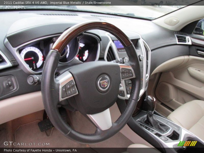 Imperial Blue Metallic / Shale/Brownstone 2011 Cadillac SRX 4 V6 AWD