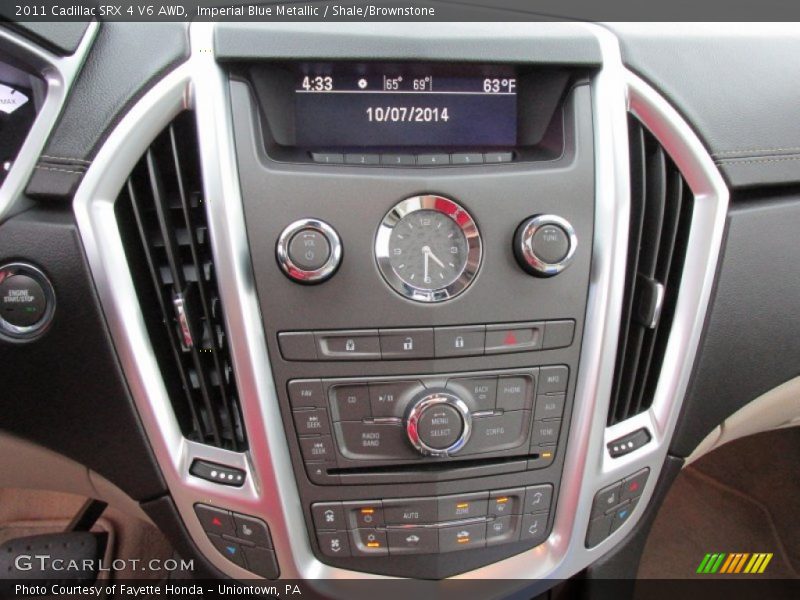 Imperial Blue Metallic / Shale/Brownstone 2011 Cadillac SRX 4 V6 AWD