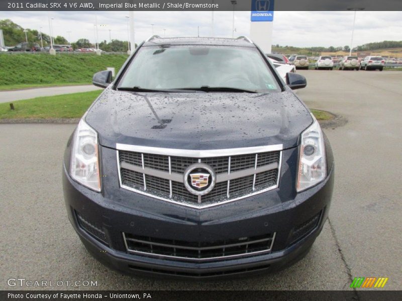 Imperial Blue Metallic / Shale/Brownstone 2011 Cadillac SRX 4 V6 AWD