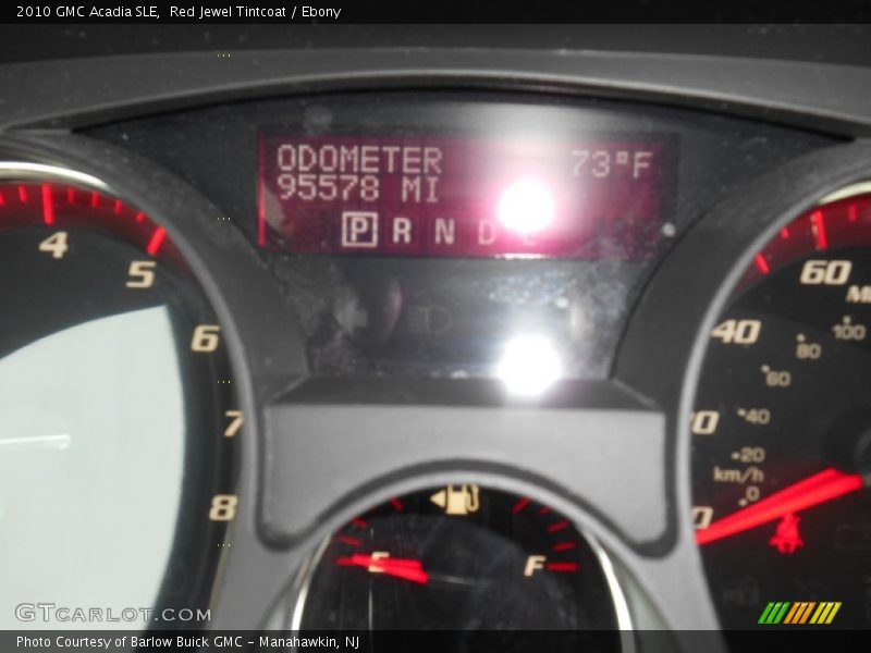 Red Jewel Tintcoat / Ebony 2010 GMC Acadia SLE