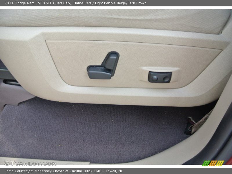 Flame Red / Light Pebble Beige/Bark Brown 2011 Dodge Ram 1500 SLT Quad Cab