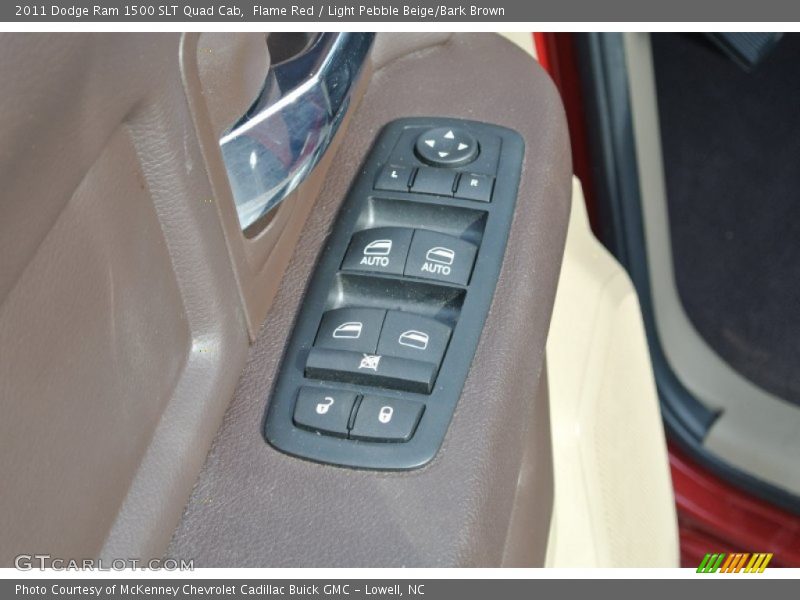 Flame Red / Light Pebble Beige/Bark Brown 2011 Dodge Ram 1500 SLT Quad Cab