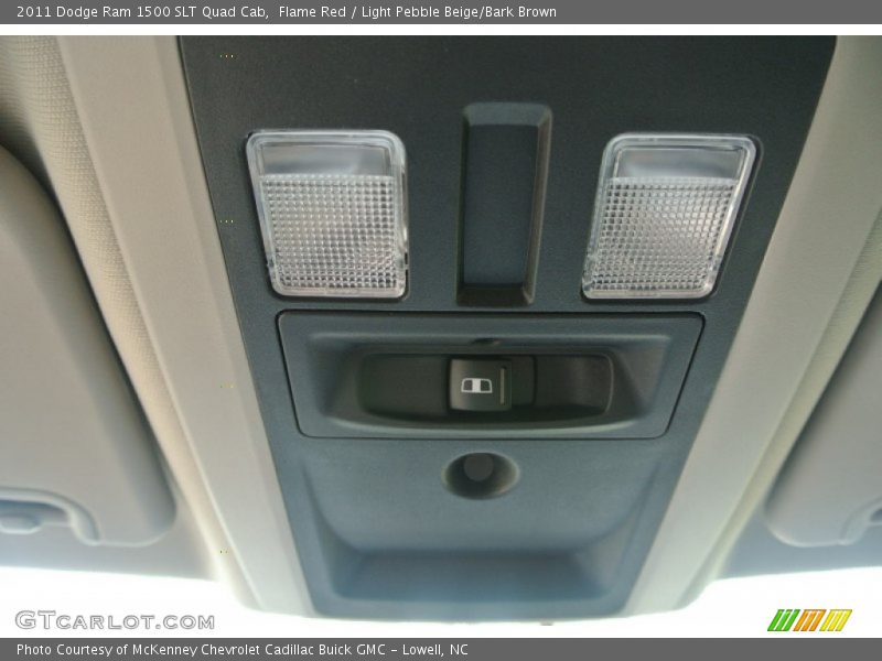 Flame Red / Light Pebble Beige/Bark Brown 2011 Dodge Ram 1500 SLT Quad Cab