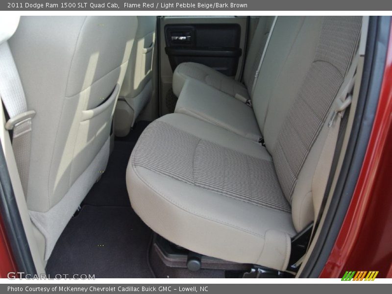 Flame Red / Light Pebble Beige/Bark Brown 2011 Dodge Ram 1500 SLT Quad Cab