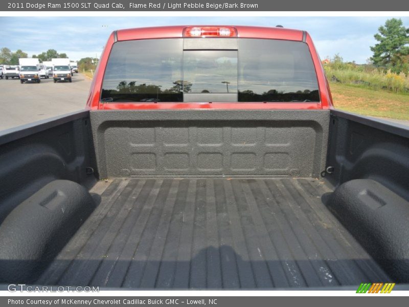 Flame Red / Light Pebble Beige/Bark Brown 2011 Dodge Ram 1500 SLT Quad Cab