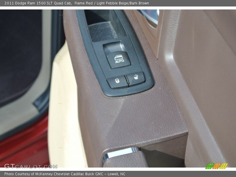 Flame Red / Light Pebble Beige/Bark Brown 2011 Dodge Ram 1500 SLT Quad Cab